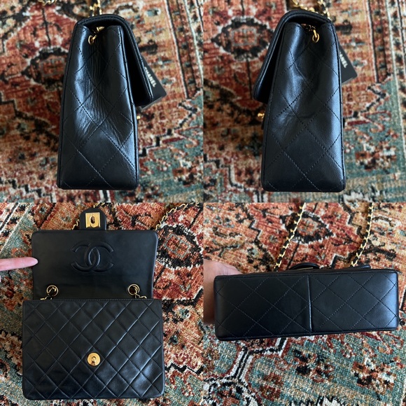 SOLD** Chanel Vintage Classic Mini Square Single Flap Bag - Picture 8 of 14